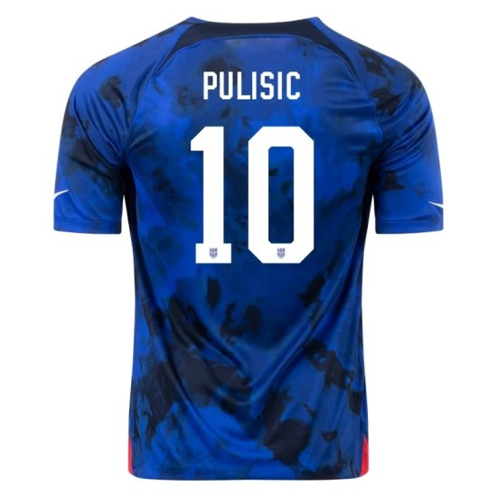 Christian Pulisic #10 USMNT Maglia Trasferta Coppa del Mondo 2022
