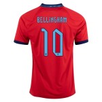 Jude Bellingham #10 Inghilterra Maglia Trasferta Coppa del Mondo 2022