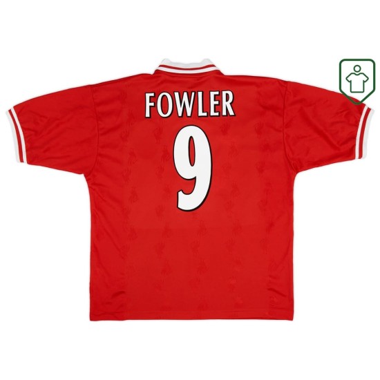 Maglia retrò casa uomo Liverpool 1996/98 Fowler #9