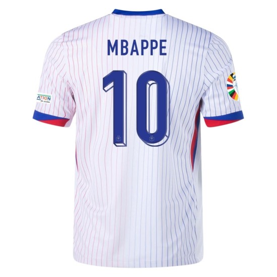Maglia Trasferta Kylian Mbappe #10 Francia EURO 2024
