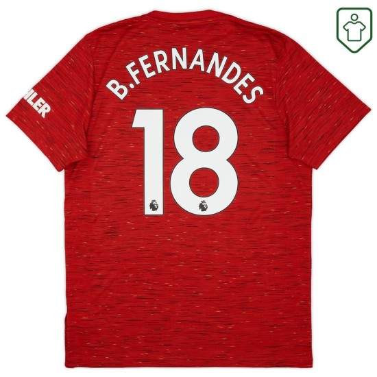 Maglia retrò casa uomo Manchester United 2020/21 B. Fernandes #18