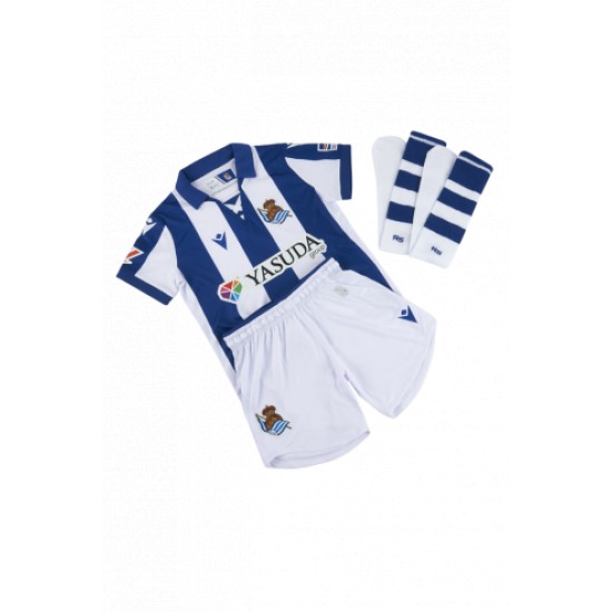 Kit casalingo bambini Real Sociedad 2024/25 Kit casalingo bambini Real Sociedad 2024/25