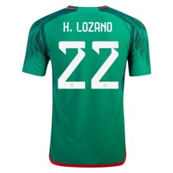 Hirving Lozano #22 Messico Maglia Casa Coppa del Mondo 2022